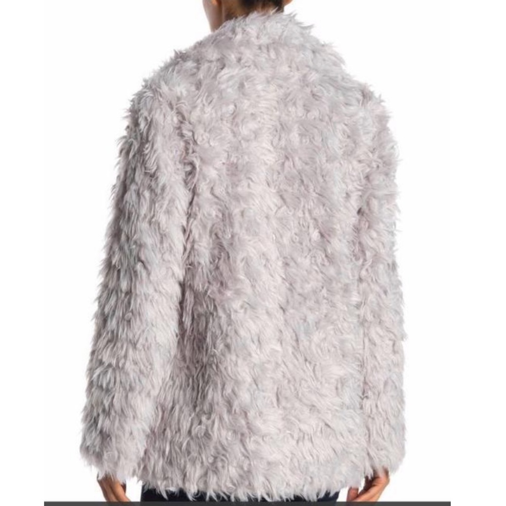 AVEC LES FILLES Notch Collar Curly Jacket - Picture 3 of 6